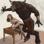 Hermione Granger and a minotaur