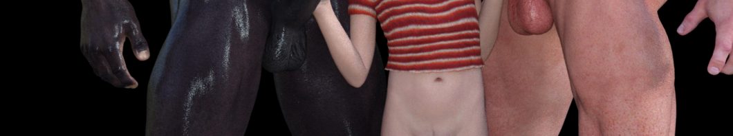 Little Girls Blacked and Whited Lolicon 3D Images (13)