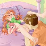 daddy licks daughter's pussy babe gets orgasm family sex hentai xxx uncensored
