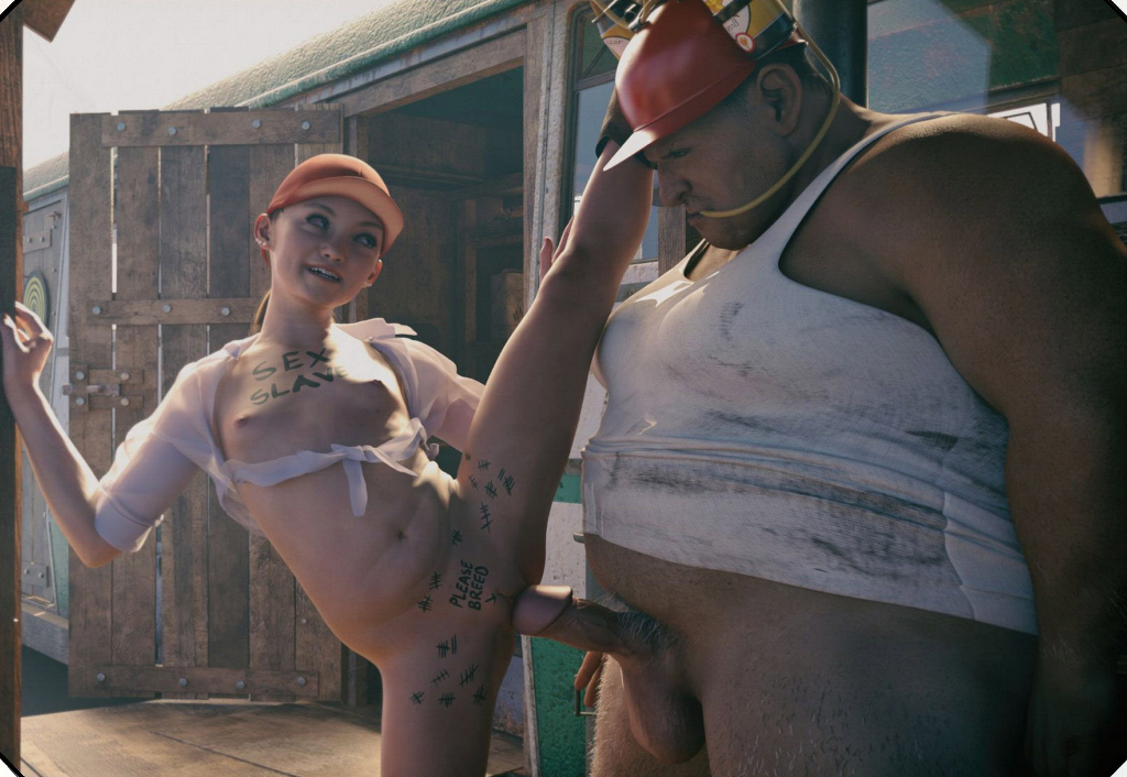 Fat Guy Fucks A Little Country Girl 3d