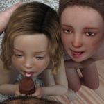 Elle & Leah 3D Lolicon Art by Lunarctic