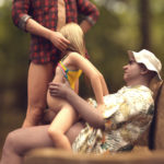 daddy and uncle fuck with pregnant loli outdoor 3d